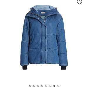 rag & bone Denim Blue Puffer Jacket
